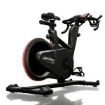 A close-up of the 300-degree resistance dial on the Cycle Indoor IC6 Life Fitness, highlighting its quick-adjust feature