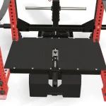 A detailed shot of the exclusive Monster Rhino Trainer Rogue Red Multi Belt, emphasizing its wide waist accommodation and quality