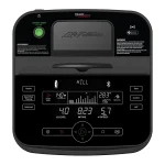 A detailed shot of the multigrip handlebars on the Elliptical E5 Track Connect 2.0, showing different hand positions and integrated controls