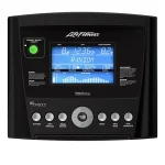 A detailed shot of the multigrip handles on the Elliptical E3 Track Connect 2.0, showing different hand positions and integrated heart rate sensors