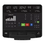 A detailed shot of the self-leveling Wide Ride pedals with simple buckle straps on the Bike Club Series Plus Upright Lifecycle SL