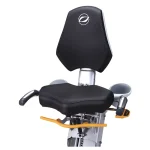 A diagram or close-up illustrating the optimal leg extension and power drive enabled by Elliptical xR6xi Seated Octane Powerstroke Technology