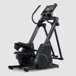 A person exercising on the Elliptical NEW X16 NordicTrack, showing its large 16-inch touchscreen display