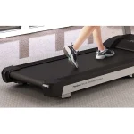 A visual diagram or close-up highlighting the FlexDeck Shock Absorption System on the Treadmill T3 Life Fitness Go Console deck