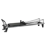 Allegro Stretch Pilates Reformer with extended frame and wide black carriage