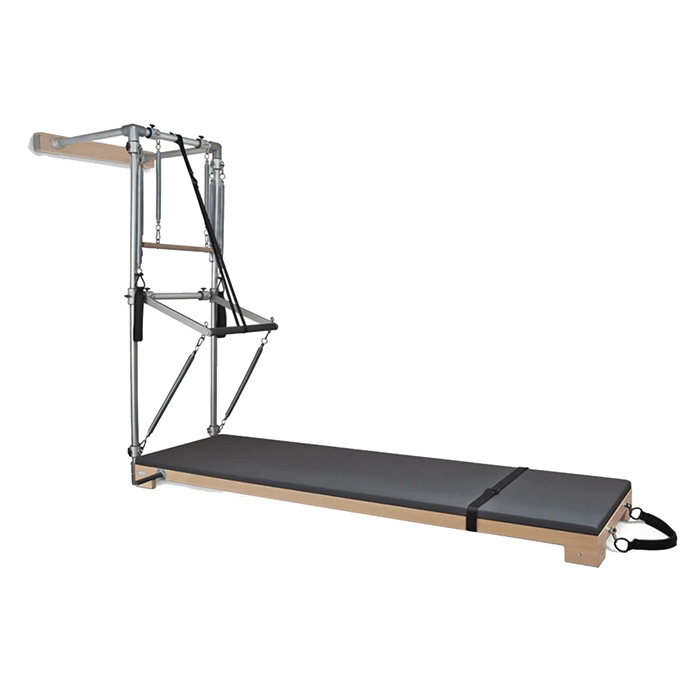 BASI Systems Pilates Wall Tower with vertical frame and attached springs BASI Systems Pilates Wall Tower with vertical frame and attached springs