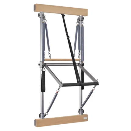 BASI Systems Wall Unit Pilates mounted securely with attached resistance springs