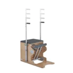 BASI Systems Wunda Chair showing the split pedal system and springs