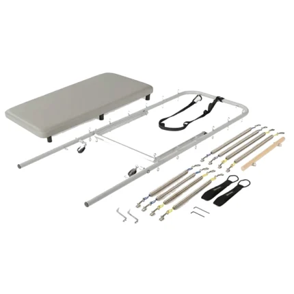 Bravo Reformer Tower and Mat with wood roll-down bar and signature springs