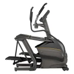 Close-up of the 10" XER touchscreen on the Elliptical E50 Matrix 10 inch XER, displaying interactive features