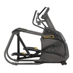 Close-up of the 16" XIR touchscreen on the Elliptical A30 Matrix 16 inch XIR, displaying interactive features