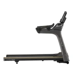 Close-up of the 16" XIR touchscreen on the Matrix T50 Treadmill 16 inch XIR, displaying interactive features