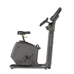 Close-up of the 8.5" XR LCD console on the Bike U50 Recumbent Matrix 8.5 inch XR, displaying workout data