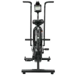 Close-up of the LCD Hi Contrast screen on the Bike AssaultBike Pro X, displaying various workout metrics like Watts, RPM, and heart rate