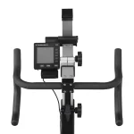 Close-up of the PM5 Performance Monitor on the Bike Concept 2 BikeErg, displaying workout data and connectivity options