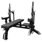 Competition Squat Bench Combo Rack in a professional powerlifting setup