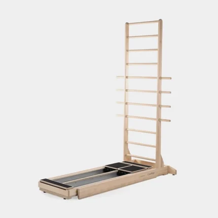 CoreAlign with Freestanding Ladder base unit with dual carts and a vertical freestanding ladder