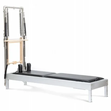 Elina Pilates Classic Aluminum Reformer with stainless steel tower and leather straps