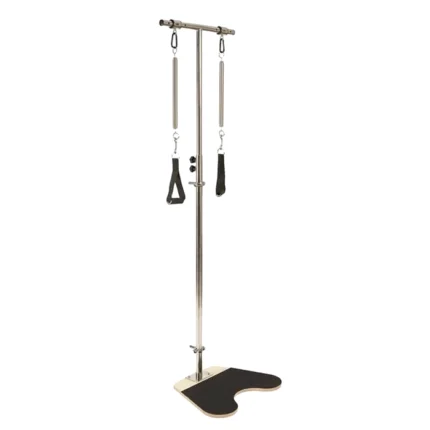 Elina Pilates Ped and Pull with stainless steel post and heart-shaped base