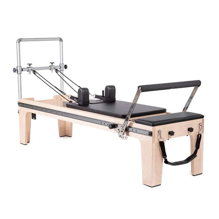 Elina Pilates Physio Reformer Master Instructor with high bed and maple wood frame Elina Pilates Physio Reformer Master Instructor with high bed and maple wood frame