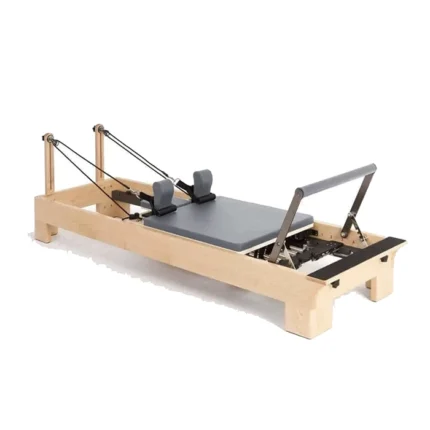 Elina Pilates Wood Reformer Machine in elegant rock maple finish