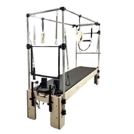 Fitkon Combo Cadillac Reformer Machine with premium wood frame and tower