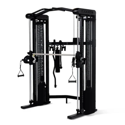Front view of the CENTR 3 Home Gym Functional Trainer set up in a modern fitness room