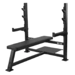 Front view of the Heavy Duty Competition Bench Press with 11-gauge steel frame