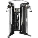 Front view of the Inspire FT1 Functional Trainer installed in a home gym