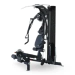 Front view of the Inspire Fitness M2 Multi Gym set up in a home workout space
