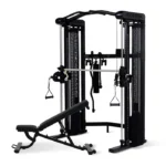 Front view of the Womens Strength Home Gym Bundle featuring the functional trainer and FID3 bench
