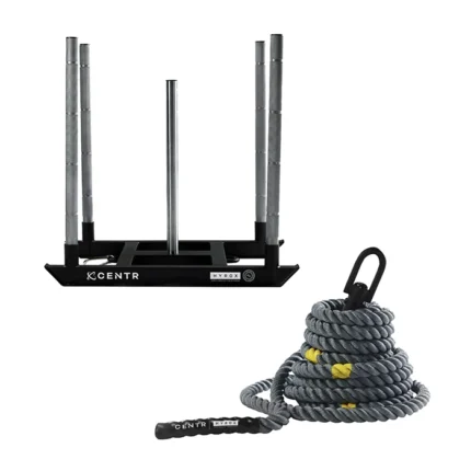 Full overview of the HYROX Power Bundle featuring the competition power sled and power rope