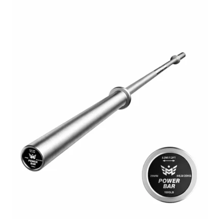 Heritage Series Power Bar featuring aggressive knurling and laser-etched detailing