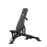 Major Fitness PLT01 Weight Adjustable Bench Black heavy duty weight bench in flat position