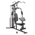 Marcy 150lb Stack Home Gym MWM-988 with selectorized weight stack and dual-action arms. Marcy 150lb Stack Home Gym fitness