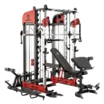Marcy Pro Deluxe Smith Cage SM-7553 with adjustable cable crossovers and multi-grip pull-up bar