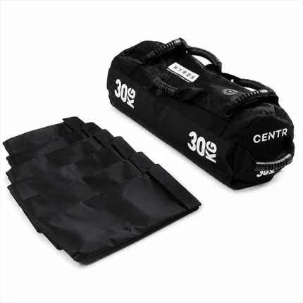 Official HYROX 30kg Competition Sandbag showcasing its multi-grip handle design