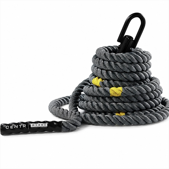 Official HYROX Competition Power Rope with heavy-duty steel attachment hook Official HYROX Competition Power Rope with heavy-duty steel attachment hook