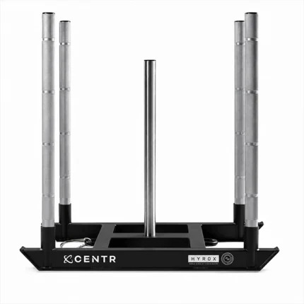 Official HYROX Competition Power Sled with central chrome weight horn