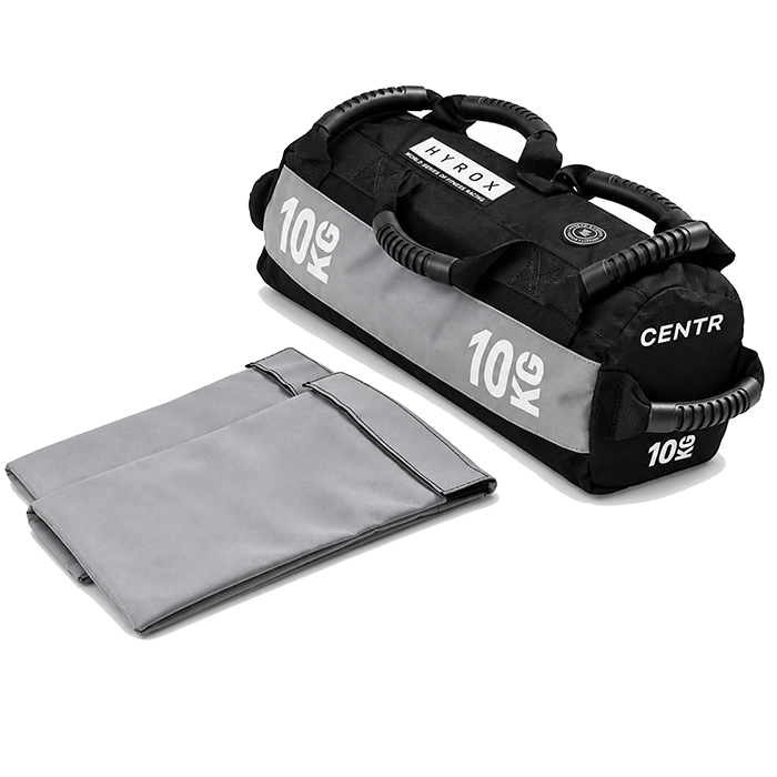 Official HYROX Competition Sandbag 10 Kg with multiple non-slip nylon handles Official HYROX Competition Sandbag 10 Kg with multiple non-slip nylon handles