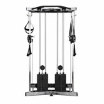 Platinum ANKER 7 Wall Mounted Functional Trainer 225 with a 225 lb weight stack in a high-end garage gym