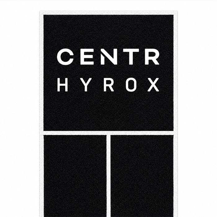 Professional athletes training on the HYROX Official Competition Perform Turf with sleds Professional athletes training on the HYROX Official Competition Perform Turf with sleds