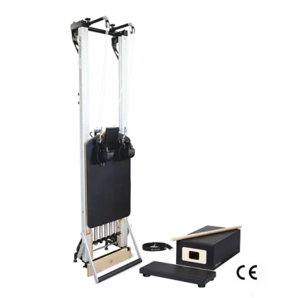 SPX Max Reformer Vertical Stand Bundle and reformer box accessories