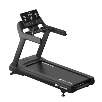 Skelcore Black Series 5.0 Commercial Treadmill with 21.5-inch smart LED display