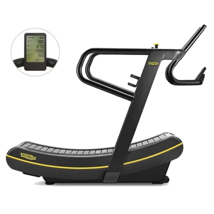 Skillmill Console Curved Treadmill with motion-powered 7-inch display