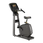 The Bike U30 Upright Matrix 10 inch XER with its 10-inch XER touchscreen console, showcasing its step-through design