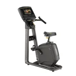 The Bike U50 Recumbent Matrix 10 inch XER with its large 10-inch XER touchscreen console, showcasing its step-through design