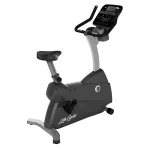 The Life Fitness Bike C3 Lifecycle Track Connect 2.0, showcasing its sleek design and advanced console