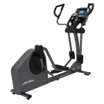 The Life Fitness Elliptical E3 Go Console, showcasing its sleek design and console