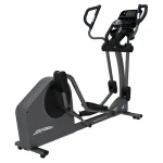 The Life Fitness Elliptical E3 Track Connect 2.0, showcasing its sleek design and console